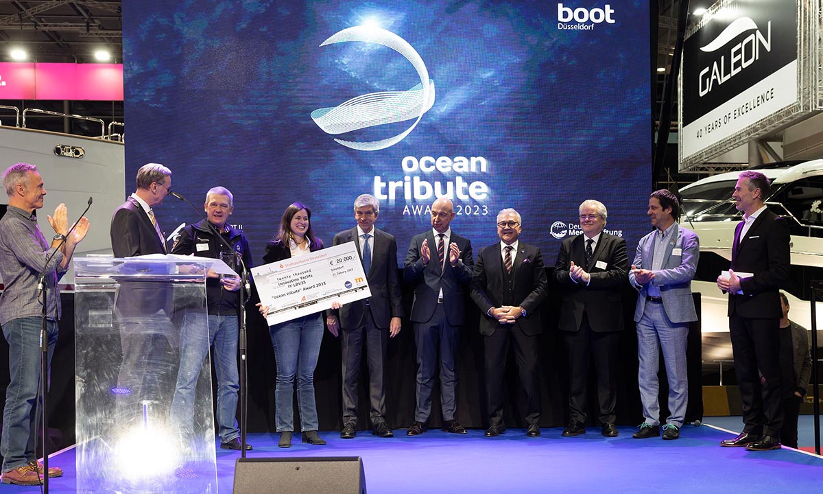 Ocean Tribute Award 2023 awarded Innovation Yachts