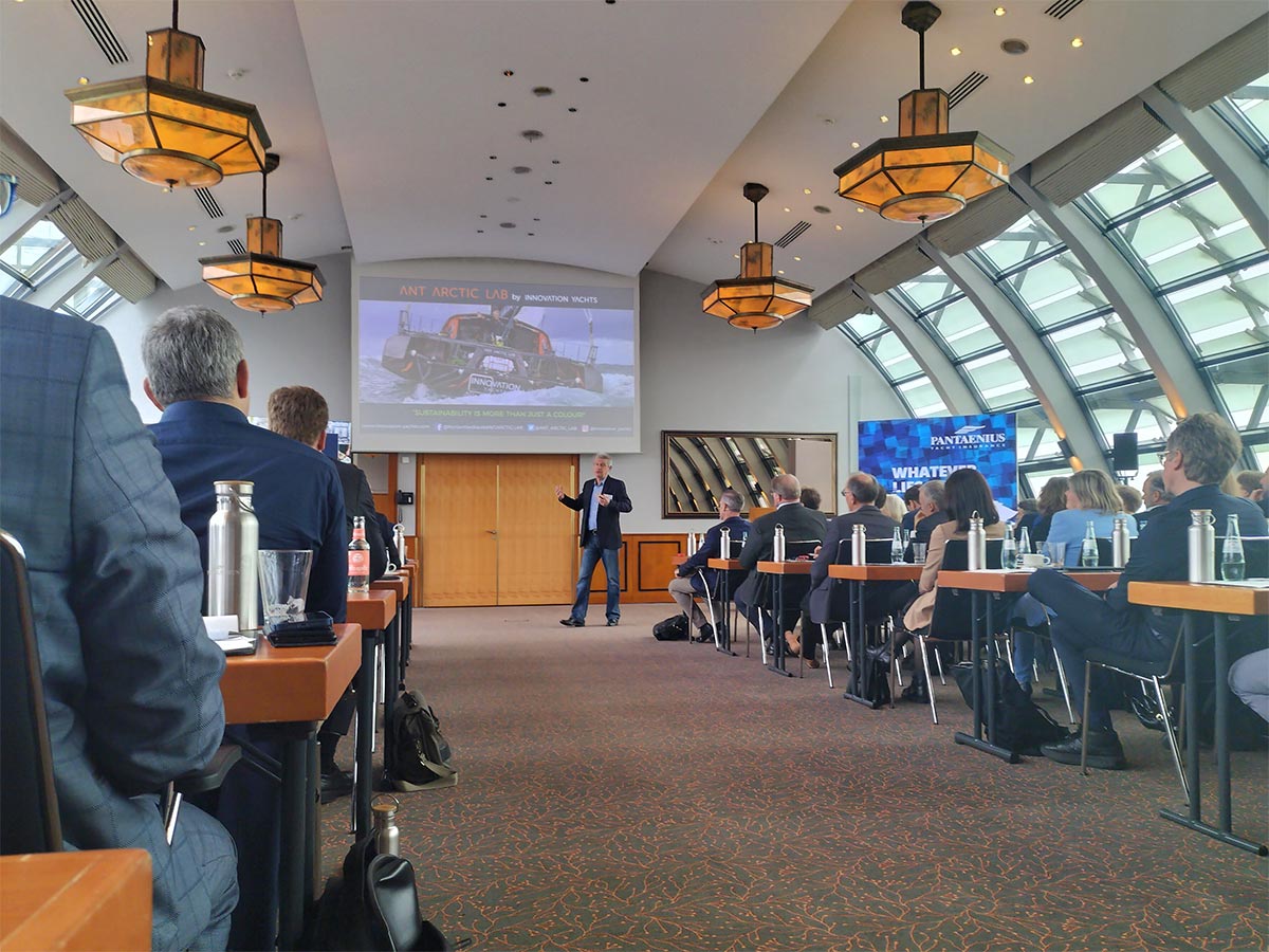 Norbert Sedlacek presents at the German Superyacht Conference 2023