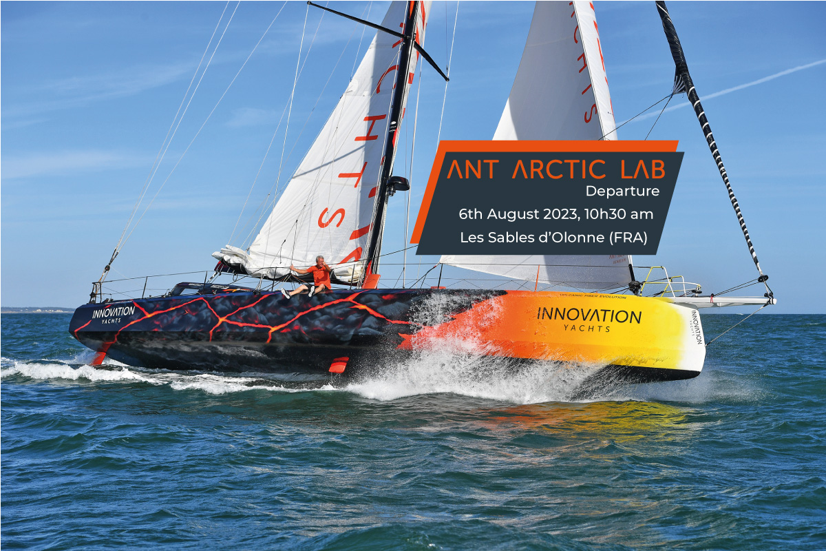 Open60AAL sailing with departure date for project ANT ARCTIC LAB