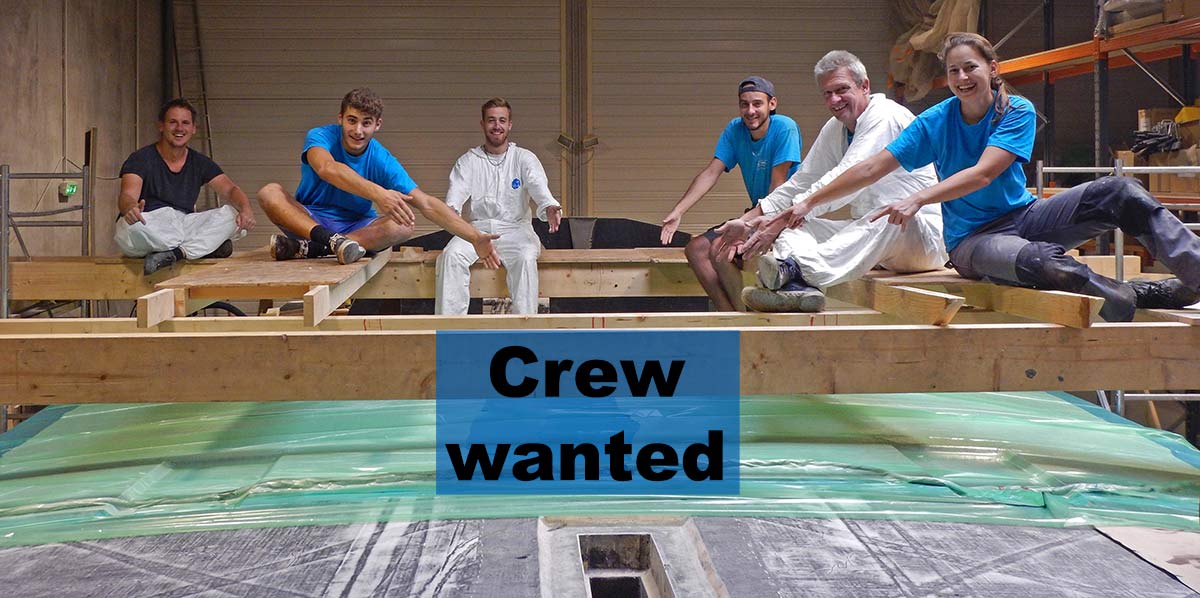 Crew wanted - crew after lamination of Open60AAL Innovation Yachts